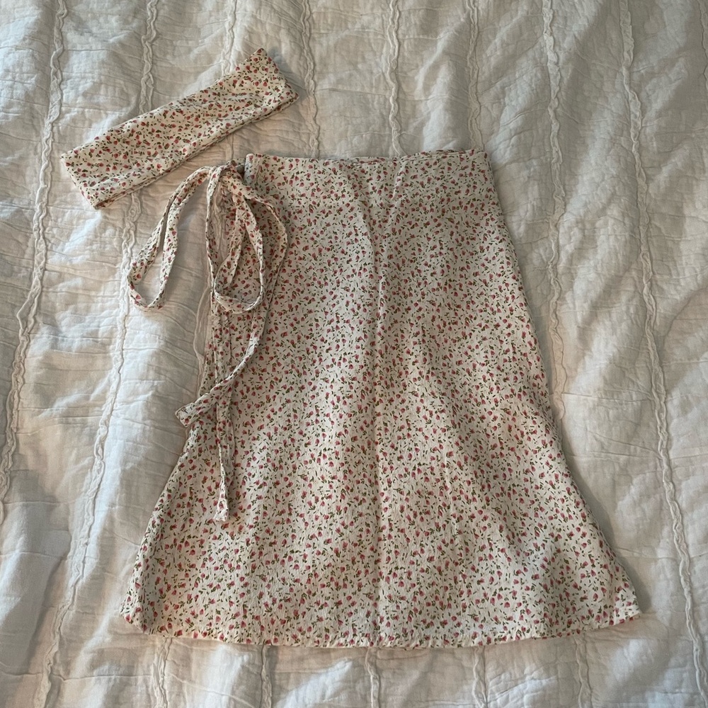 BRANDY MATCHING SKIRT AND HEADBAND